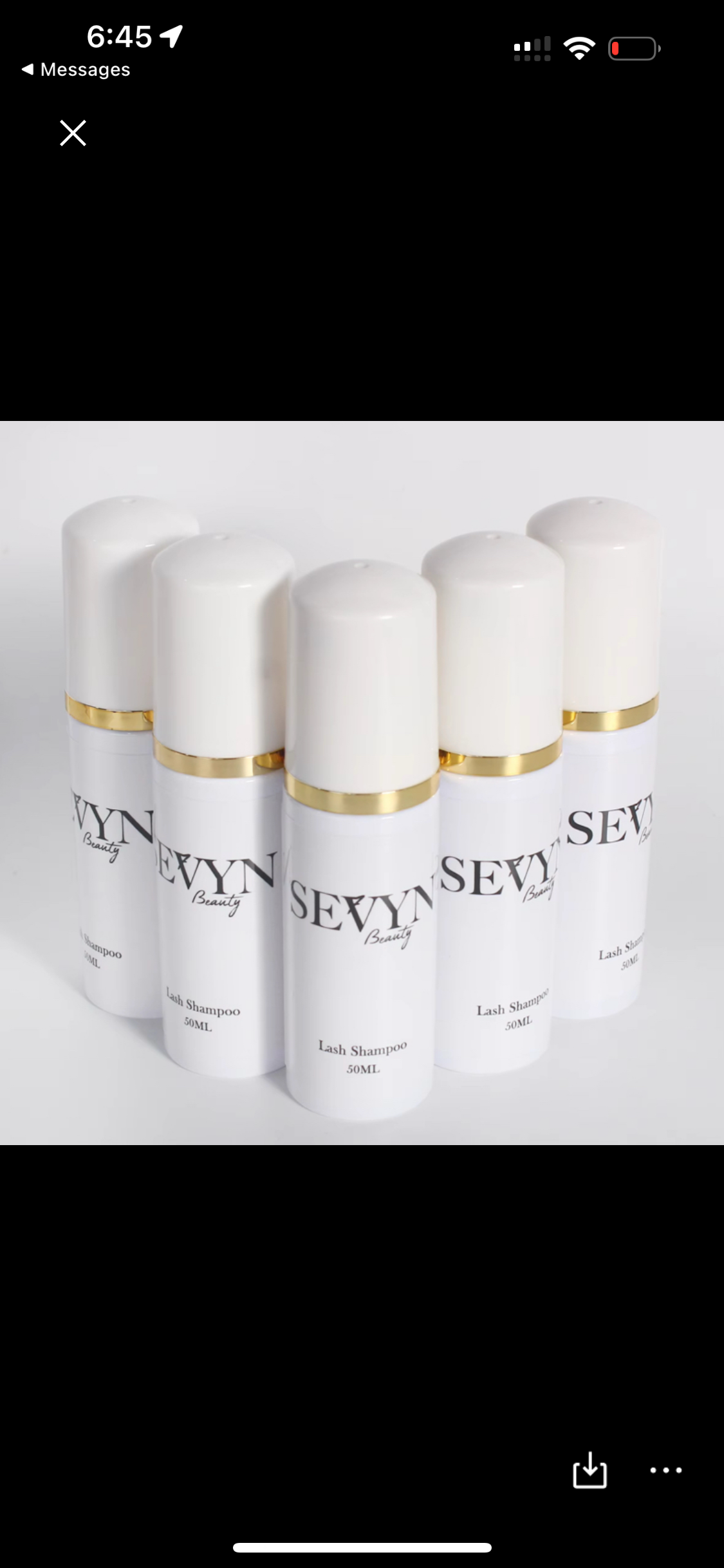 Sevyn Beauty Lash Shampoo